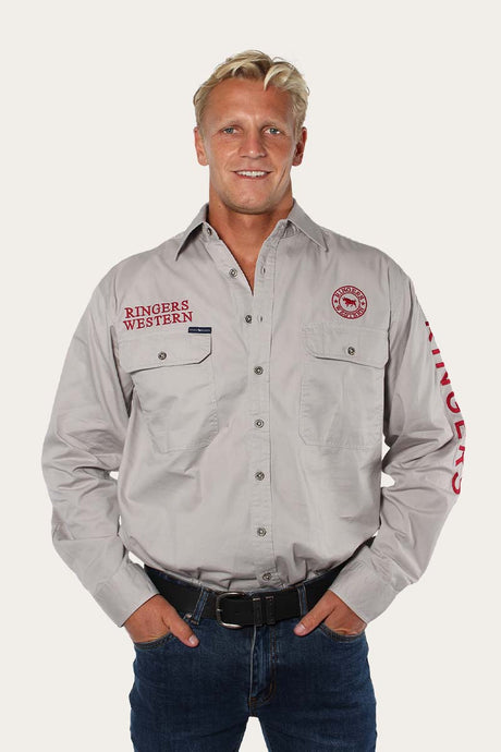 Ringers Western Hawkeye Mens Full Button Work Shirt