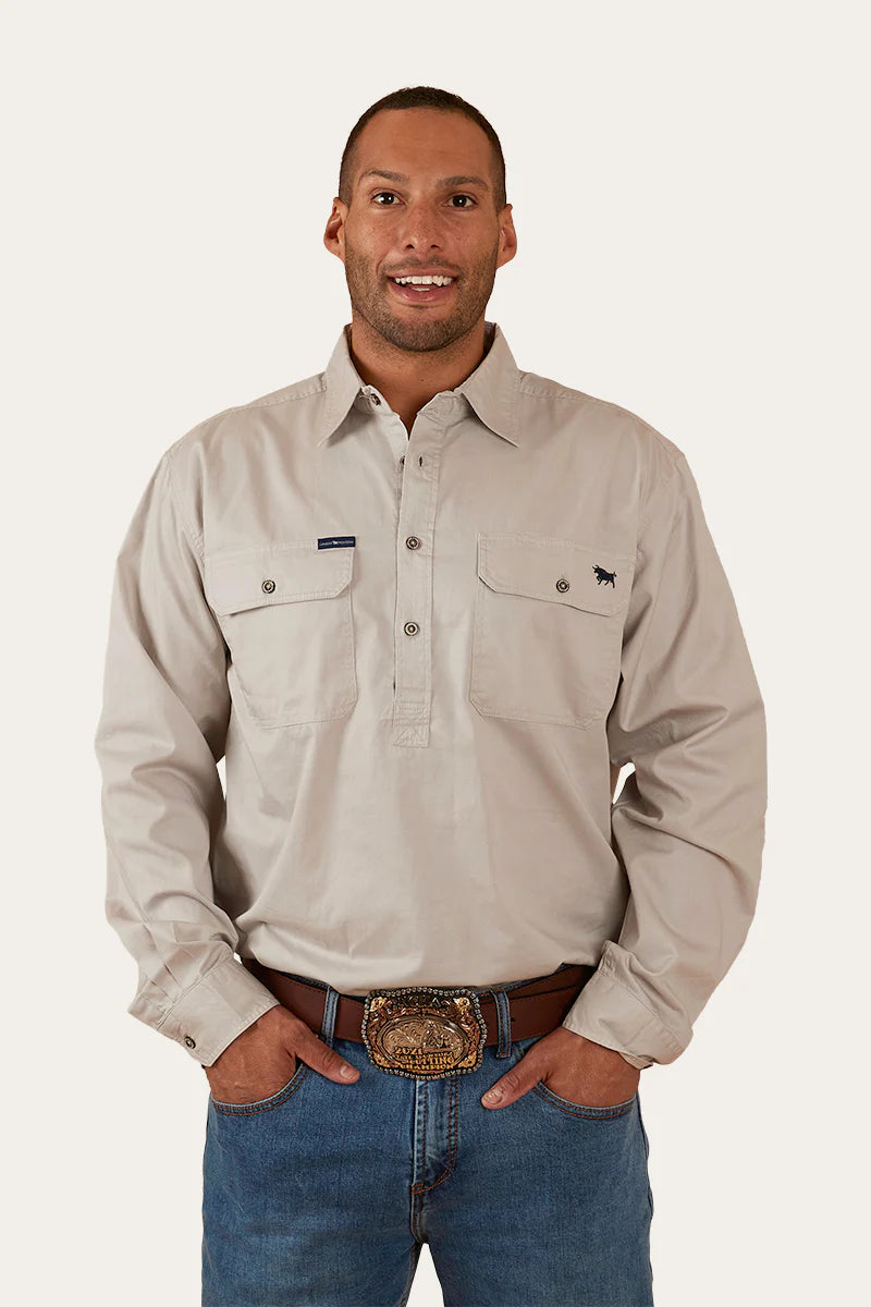 Load image into Gallery viewer, Ringers Western King River Mens Half Button Work Shirt
