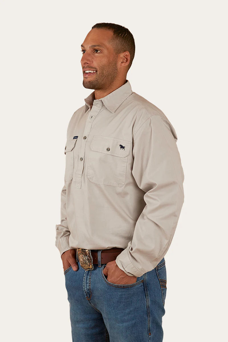 Load image into Gallery viewer, Ringers Western King River Mens Half Button Work Shirt
