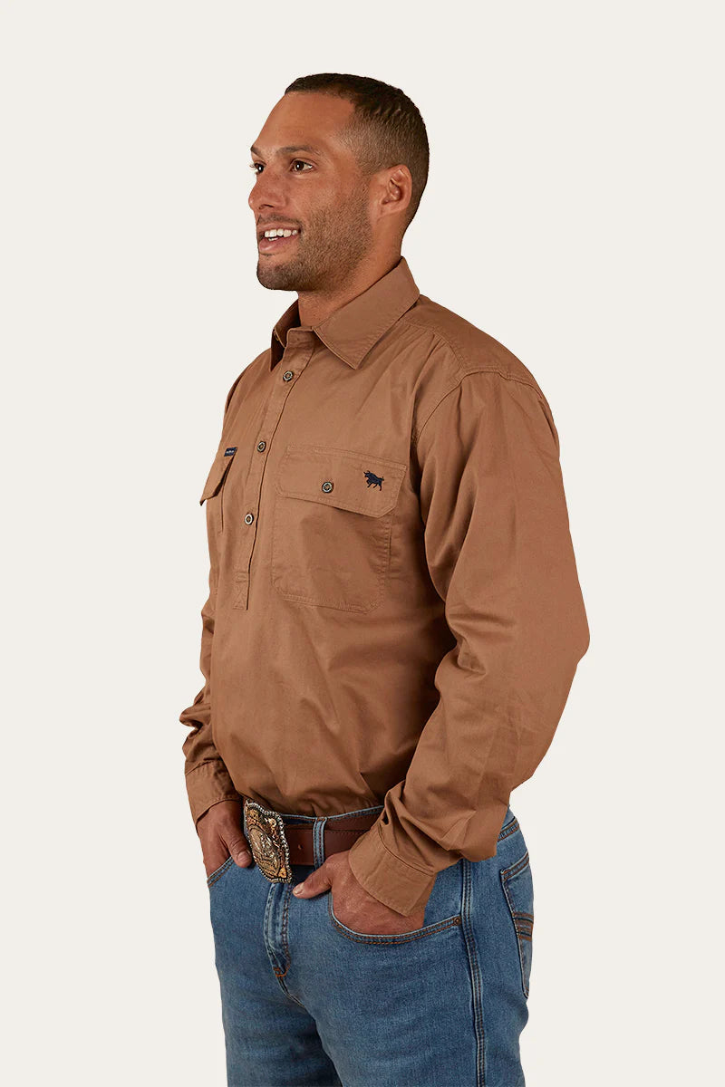 Load image into Gallery viewer, Ringers Western King River Mens Half Button Work Shirt
