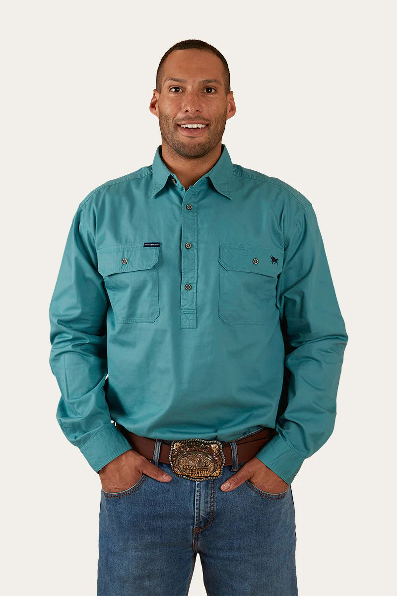 Load image into Gallery viewer, Ringers Western King River Mens Half Button Work Shirt
