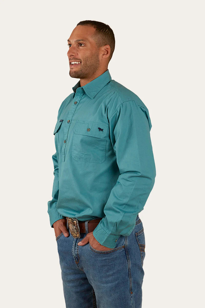 Load image into Gallery viewer, Ringers Western King River Mens Half Button Work Shirt
