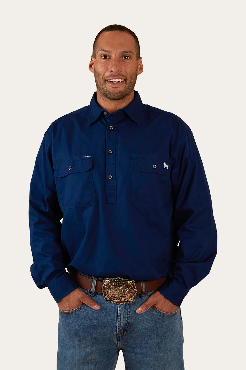 Load image into Gallery viewer, Ringers Western King River Mens Half Button Work Shirt
