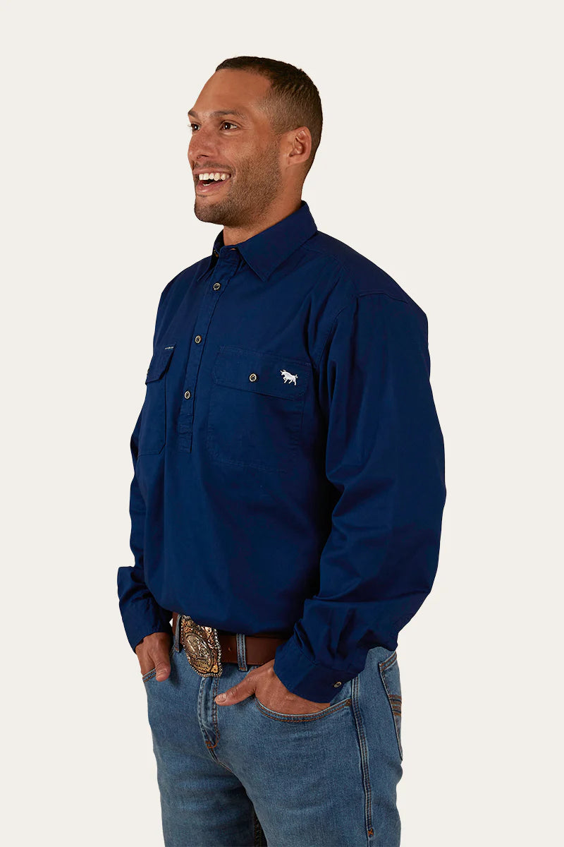 Load image into Gallery viewer, Ringers Western King River Mens Half Button Work Shirt
