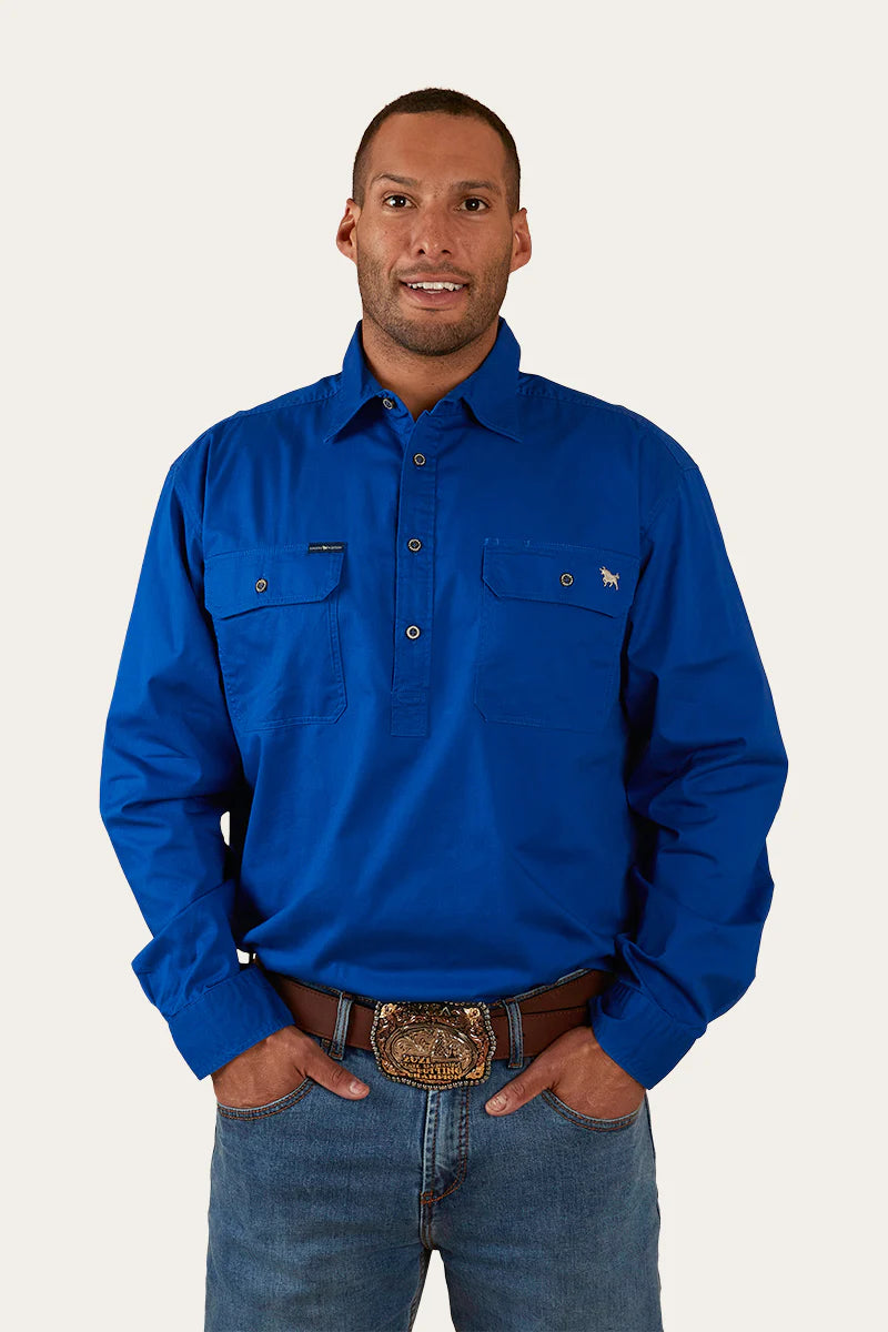 Load image into Gallery viewer, Ringers Western King River Mens Half Button Work Shirt
