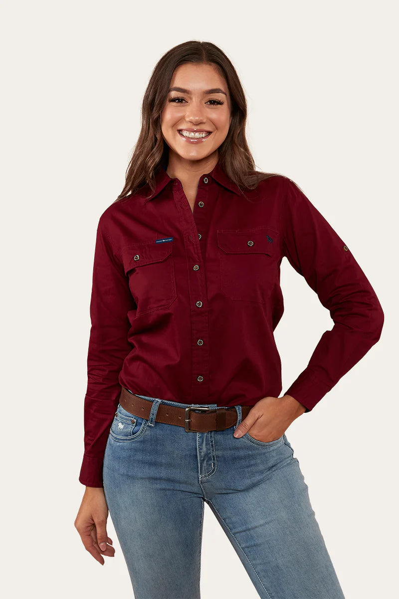 Load image into Gallery viewer, Ringers Western Pentecost River Womens Full Button Work Shirt
