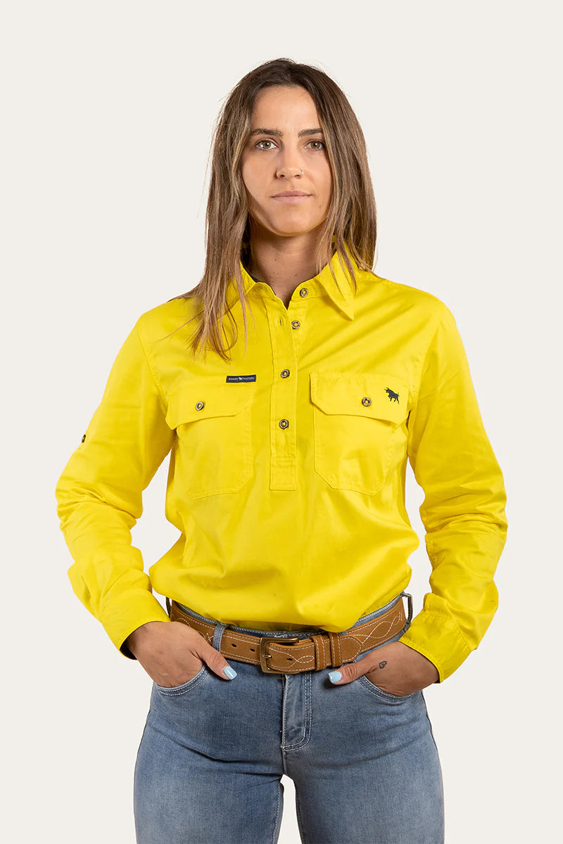 Load image into Gallery viewer, Ringers Western Pentecost River Womens Half Button Work Shirt
