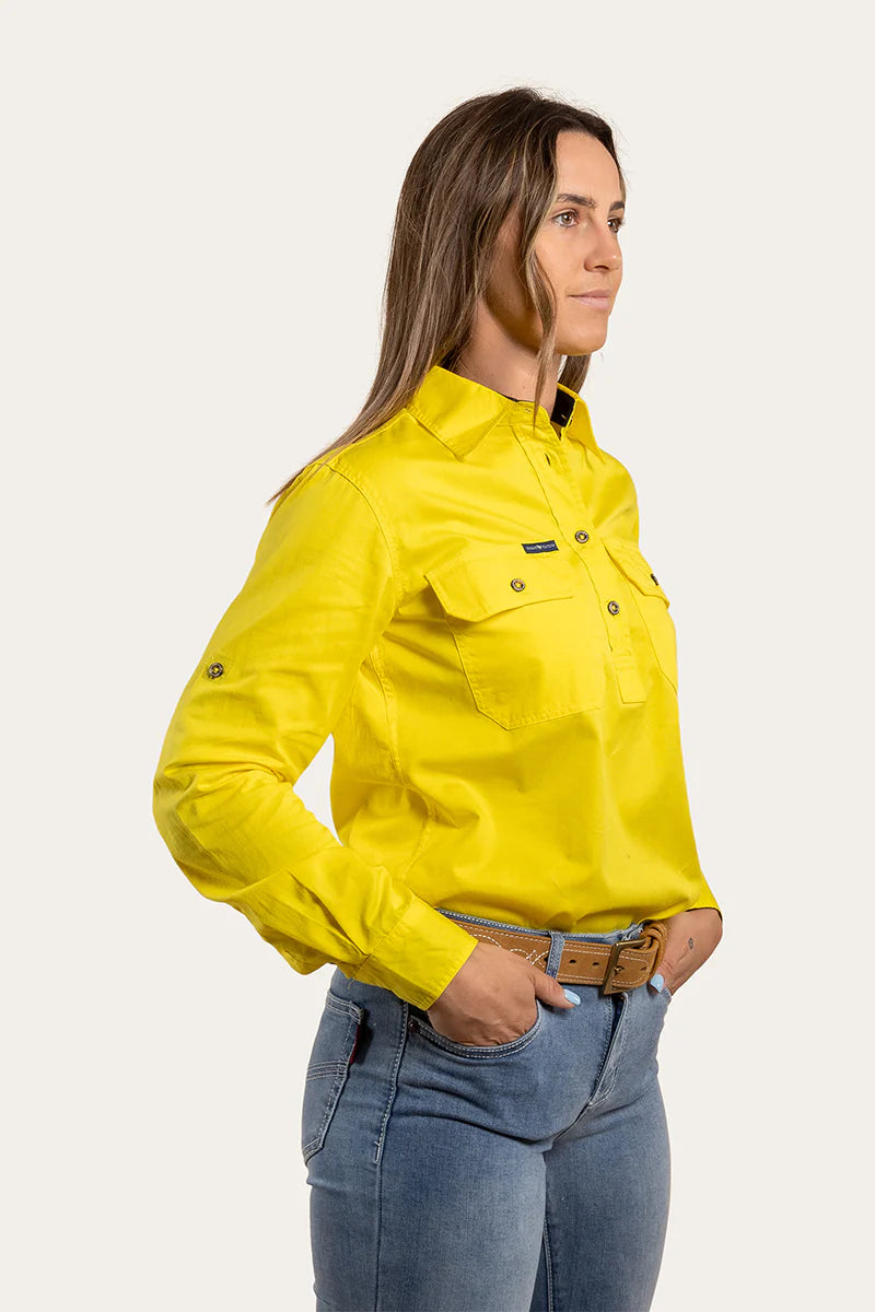 Load image into Gallery viewer, Ringers Western Pentecost River Womens Half Button Work Shirt
