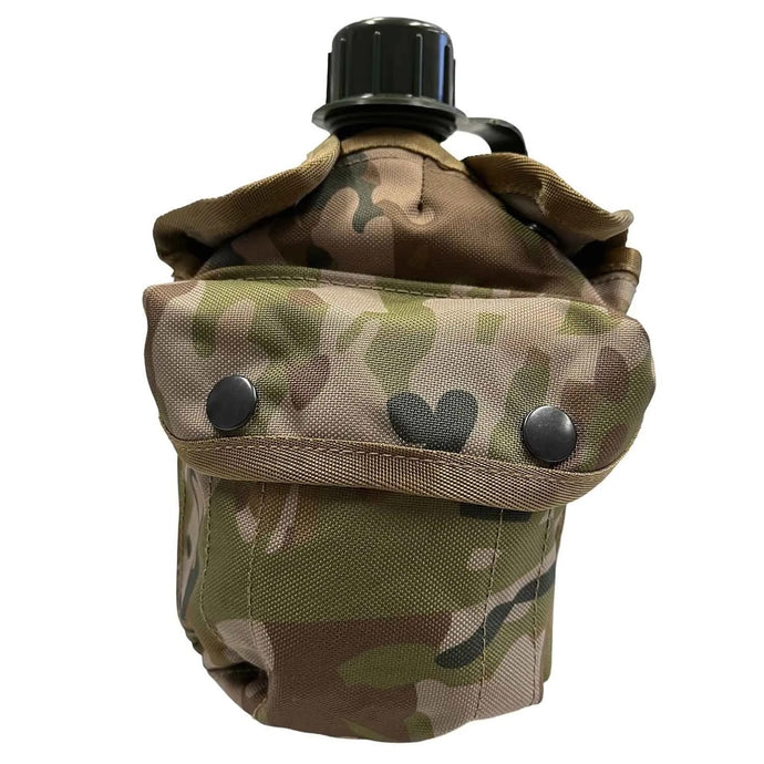 TAS Combo 1L Canteen Water Bottle + Canteen 12 Pouch