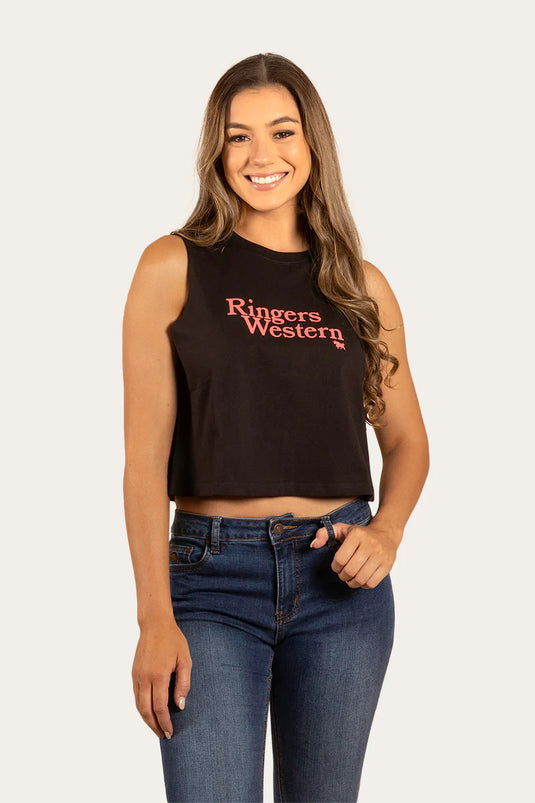 Ringers Western Monash Womens Crop Muscle Tank