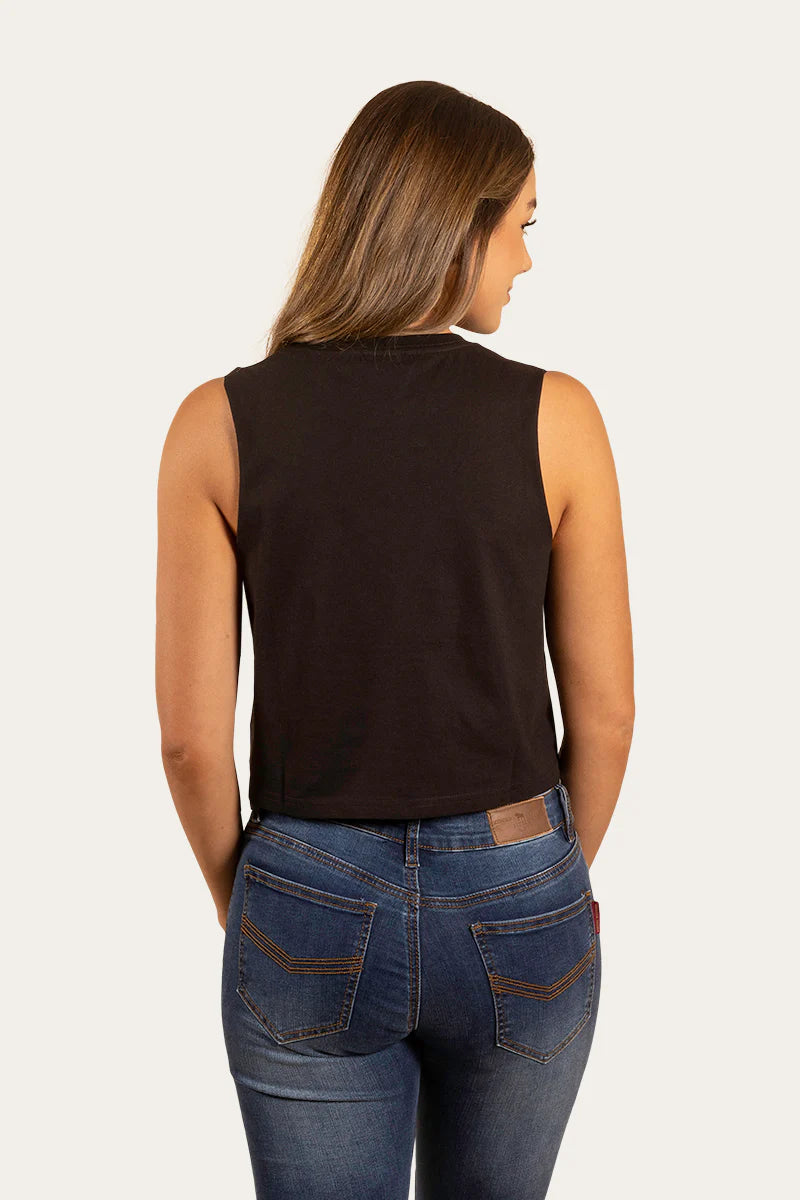 Load image into Gallery viewer, Ringers Western Monash Womens Crop Muscle Tank
