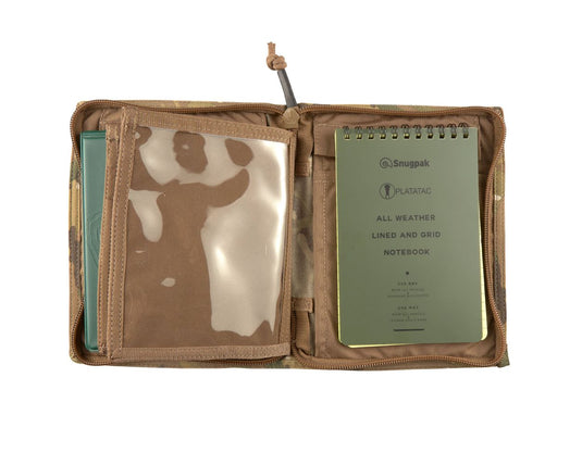 Platatac Brit Zip Field Side Opening Notebook Cover