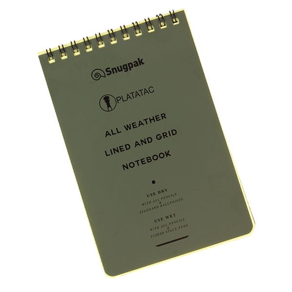 Platatac All Weather Lined and Grid Notebook