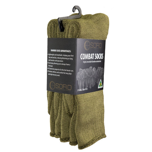 SORD Bamboo Combat Socks - 3 Pack