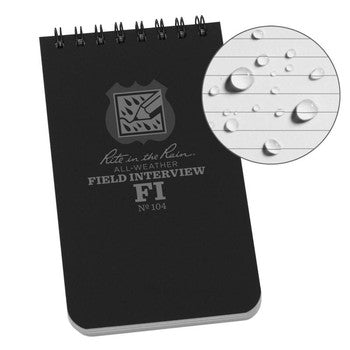 Rite in the Rain Top Spiral Field Interview Notebook