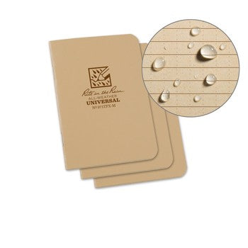 Rite in the Rain Mini Stapled Field Flex Notebook Universal - 3 Pack