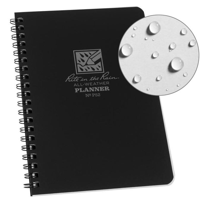 Rite in the Rain Side Spiral Undated Weekly Calendar Planner Book